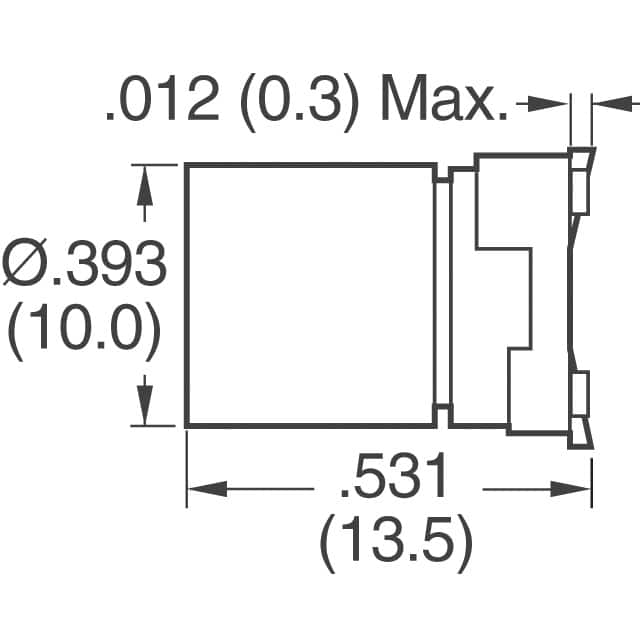 EEV-EB2C100Q Panasonic Electronic Components  Aluminium-Elektrolytkondensatoren